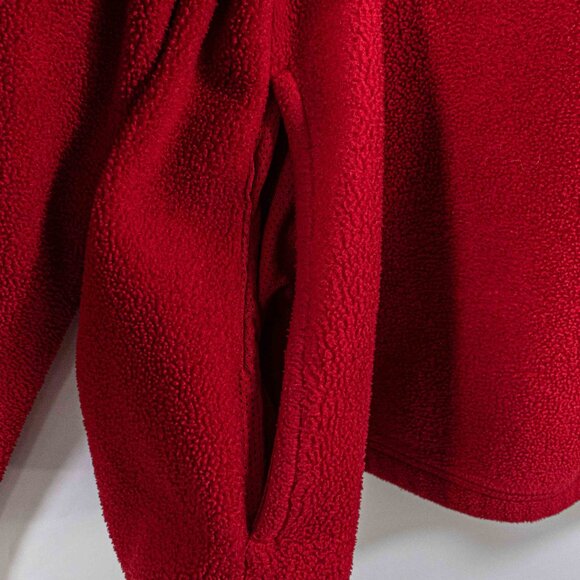 Tommy Hilfiger Flag Spell Out 1/4 Zip Fleece Pullover Medium Y2K Streetwear - Picture 5 of 13